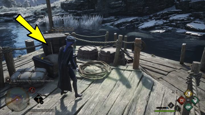 Go back to Natty and if you don't find the girl there, go to the Hog's Head pub - Hogwarts Legacy: A Basis for Blackmail - Hogwarts Legacy: Relationship quests - Natty - Hogwarts Legacy Guide