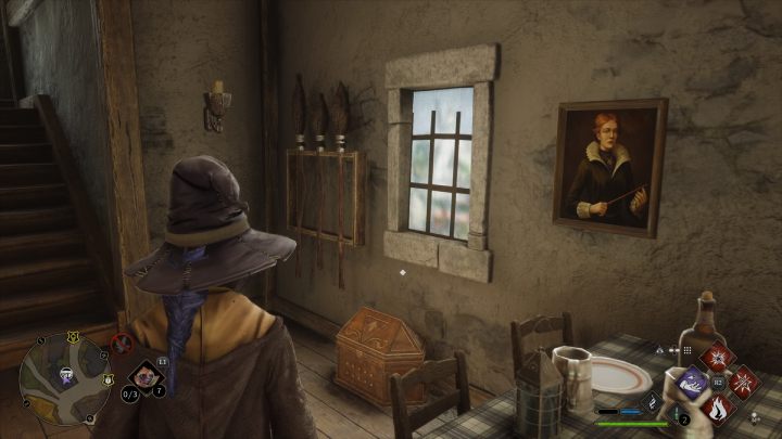 Collection Chest #2 can be found in a small house next to the building with Flutes & Lutes writing on it - Hogwarts Legacy: Collection Chests - Hogsmeade - Hogwarts Legacy: Hogsmeade Collectibles - Hogwarts Legacy Guide