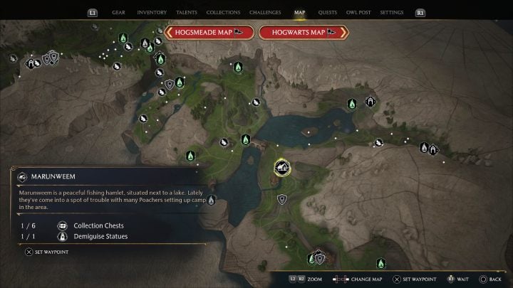 2 - Hogwarts Legacy: Marunweem Lake - Collection Chests - Hogwarts Legacy: Collection Chests - Hogwarts Legacy Guide