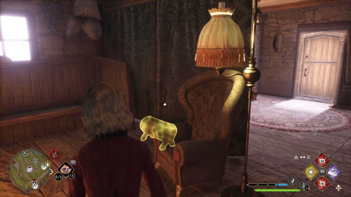 Chest #12 is in the same house (Chests #11) next to the armchair - Hogwarts Legacy: Marunweem Lake - Collection Chests - Hogwarts Legacy: Collection Chests - Hogwarts Legacy Guide