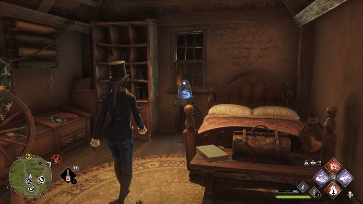 Enter it and go to the top floor - you'll find it on the table next to the bed - Hogwarts Legacy: Demiguise Statues - The Highlands - Hogwarts Legacy: Highlands - Hogwarts Legacy Guide