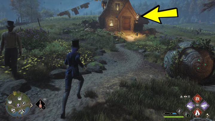 The statue is in a small house found behind the shop in Keensbridge - Hogwarts Legacy: Demiguise Statues - The Highlands - Hogwarts Legacy: Highlands - Hogwarts Legacy Guide