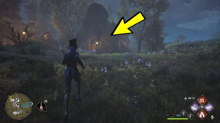 Travel to Brocburrow village - Hogwarts Legacy: Demiguise Statues - The Highlands - Hogwarts Legacy: Highlands - Hogwarts Legacy Guide