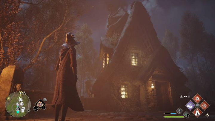 Look for a house left from the fast travel point in Aranshire - Hogwarts Legacy: Demiguise Statues - The Highlands - Hogwarts Legacy: Highlands - Hogwarts Legacy Guide