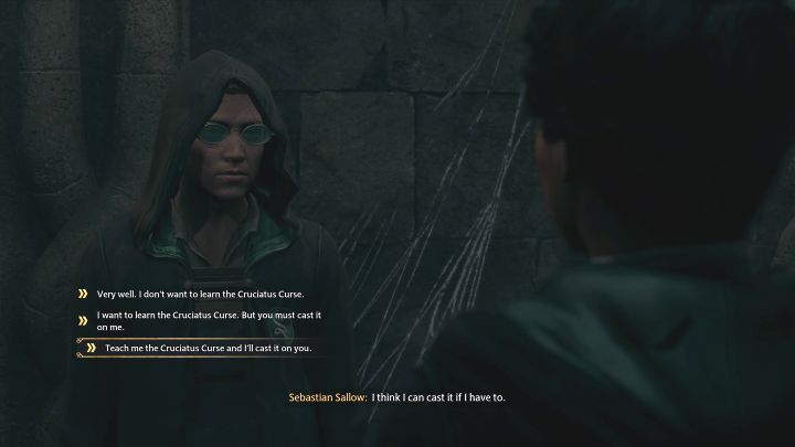 The opportunity to learn unforgivable curses appears during the optional storyline of Sebastian Sallow - one of the three most important characters whom you can befriend during the game - Hogwarts Legacy: Can you be evil in the game? - Hogwarts Legacy: Campaign - Hogwarts Legacy Guide
