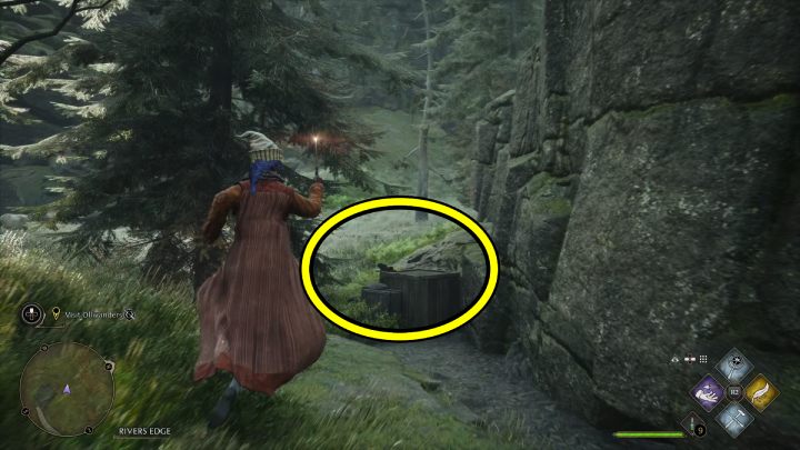 Turn left and go behind the house - Hogwarts Legacy: Field Guide Pages Part 2 - Hogsmeade - Hogwarts Legacy: Hogsmeade Collectibles - Hogwarts Legacy Guide