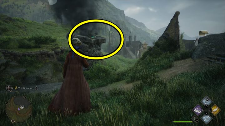 Exit the shop and turn left - Hogwarts Legacy: Field Guide Pages Part 2 - Hogsmeade - Hogwarts Legacy: Hogsmeade Collectibles - Hogwarts Legacy Guide