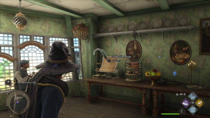 One of the collectibles is in the tea shop near Honeydukes - Hogwarts Legacy: Field Guide Pages Part 2 - Hogsmeade - Hogwarts Legacy: Hogsmeade Collectibles - Hogwarts Legacy Guide