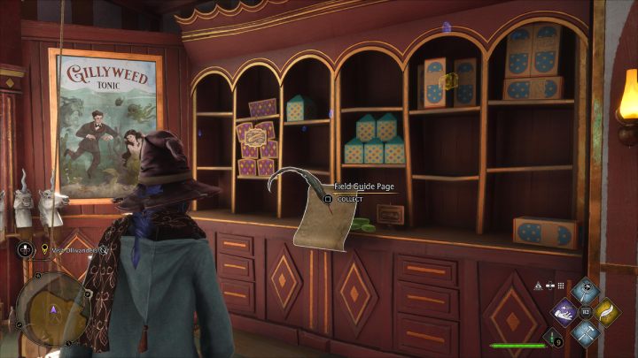 The next collectible is in Zonko's Joke Shop - Hogwarts Legacy: Field Guide Pages Part 2 - Hogsmeade - Hogwarts Legacy: Hogsmeade Collectibles - Hogwarts Legacy Guide