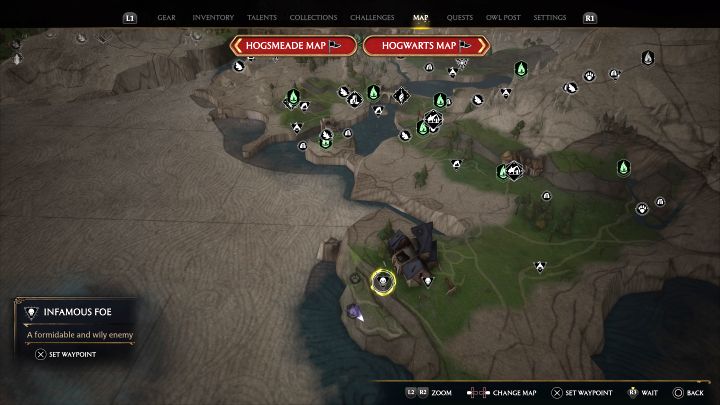 Region: Manor Cape - Hogwarts Legacy: Infamous Foes - all boss lairs - Hogwarts Legacy: Highlands - Hogwarts Legacy Guide