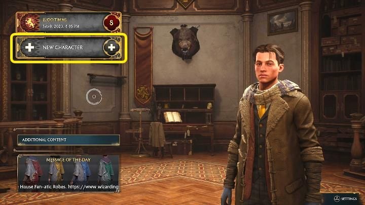 In Hogwarts Legacy, you can create a new user profile in the game's main menu before starting the game - Hogwarts Legacy: Can I have multiple user profiles? - Hogwarts Legacy: Technical issues - Hogwarts Legacy Guide