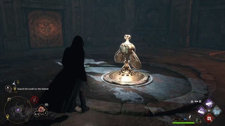 Once the area is clear, continue forward, and you'll reach the third locked gate - Hogwarts Legacy: The Helm of Urtkot - Hogwarts Legacy: Main quests - Hogwarts Legacy Guide