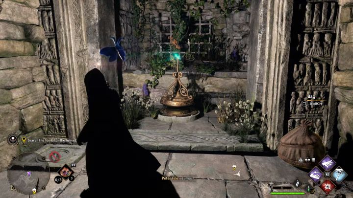 You should reach the first locked gate soon - this and further similar gates can only be opened when you deliver 3 moths to them - Hogwarts Legacy: The Helm of Urtkot - Hogwarts Legacy: Main quests - Hogwarts Legacy Guide