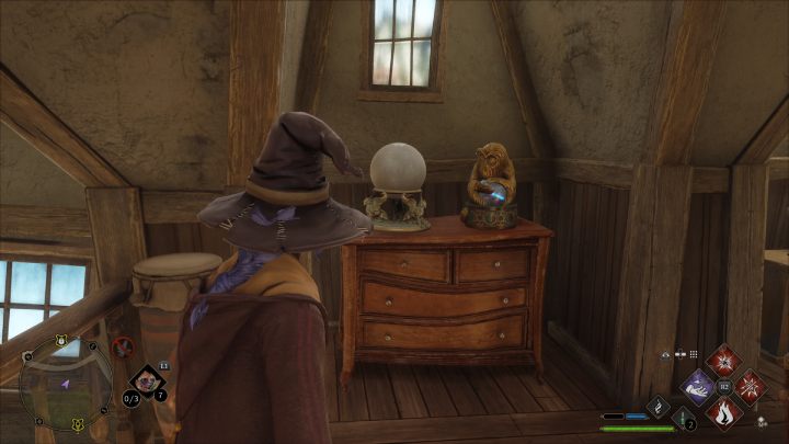 The second Demiguise Statue #2 (Hogsmeade) is in a small house next to the Ollivanders Wand Shop - Hogwarts Legacy: Demiguise Statues - Hogsmeade - Hogwarts Legacy: Hogsmeade Collectibles - Hogwarts Legacy Guide