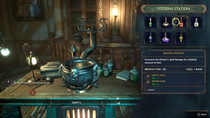 Return to the Room of Requirement with the recipes and use the Potions Station - Hogwarts Legacy: Professor Sharps Assignment 1 - Hogwarts Legacy: Assignment - Hogwarts Legacy Guide