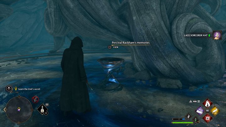 Go through the newly unlocked bridge which leads to the final chamber of the dungeon - Hogwarts Legacy: Percival Rackhams Trial - Hogwarts Legacy: Main quests - Hogwarts Legacy Guide