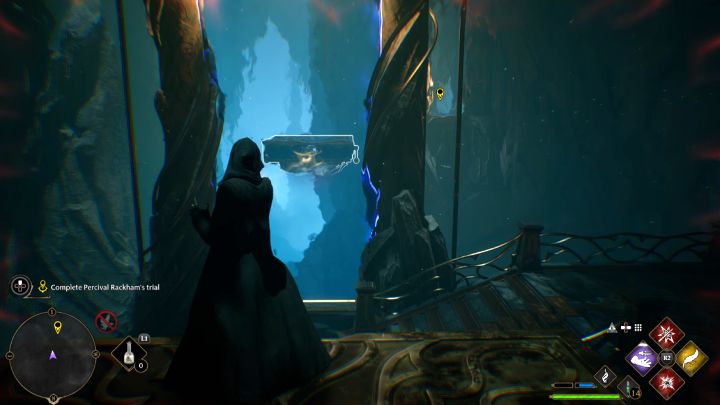 However, don't go to the other end - Hogwarts Legacy: Percival Rackhams Trial - Hogwarts Legacy: Main quests - Hogwarts Legacy Guide