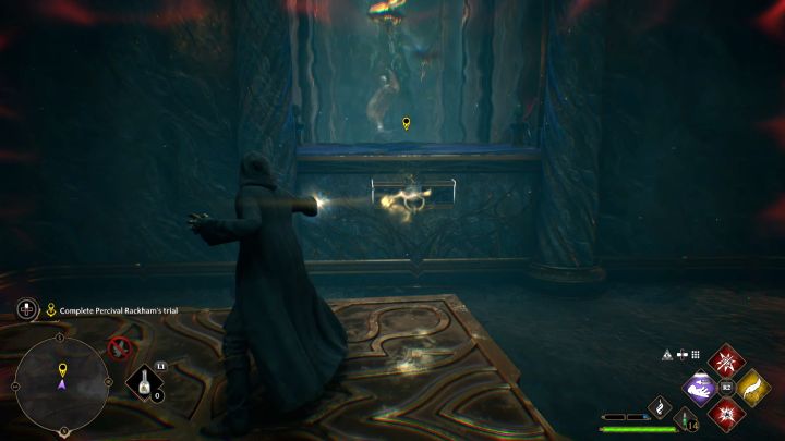 Jump to the levitating platform - Hogwarts Legacy: Percival Rackhams Trial - Hogwarts Legacy: Main quests - Hogwarts Legacy Guide