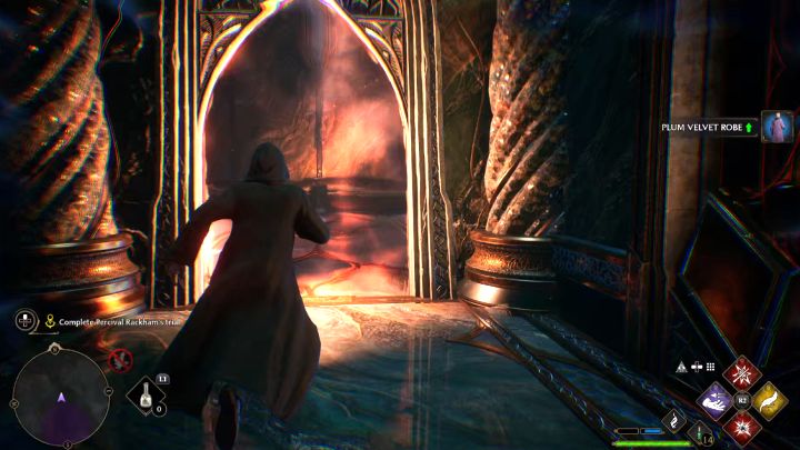 In the new area, you'll encounter another circle of Ancient Magic - interact with it - Hogwarts Legacy: Percival Rackhams Trial - Hogwarts Legacy: Main quests - Hogwarts Legacy Guide