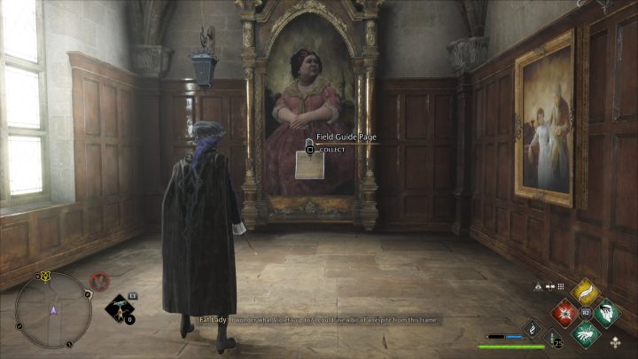 Name: Fat Lady Portrait - Hogwarts Legacy: The South Wing - Hogwarts Legacy: Field guide pages - Hogwarts Legacy Guide