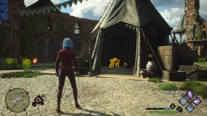 Chests #1 and #2 are in a bandit camp in Clagmar Castle - Hogwarts Legacy: Clagmar Coast - Collection Chests - Hogwarts Legacy: Collection Chests - Hogwarts Legacy Guide