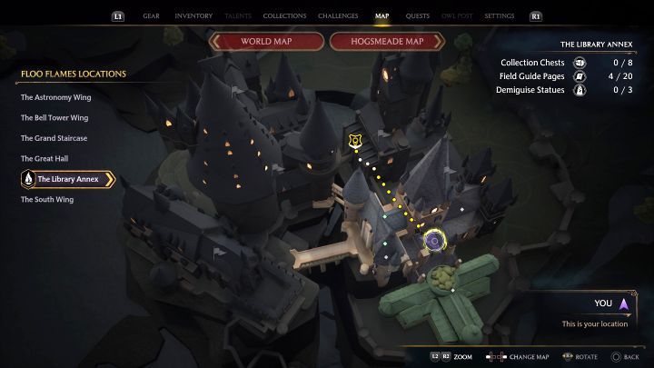 The first opportunity to unlock this side quest appears after completing the Charms Class main quest - Hogwarts Legacy: Flying Off the Shelves - Hogwarts Legacy: Hogwarts side quests - Hogwarts Legacy Guide