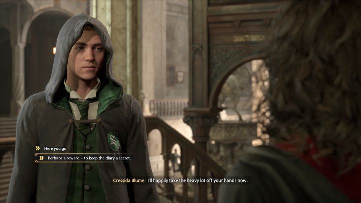 Return to the quest giver - Hogwarts Legacy: Flying Off the Shelves - Hogwarts Legacy: Hogwarts side quests - Hogwarts Legacy Guide