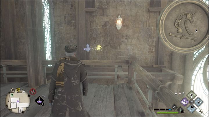 Once the path is open, go up the stairs - Key #16 is found there - Hogwarts Legacy: All Daedalian Keys - Hogwarts Legacy: Hogwarts collectibles - Hogwarts Legacy Guide