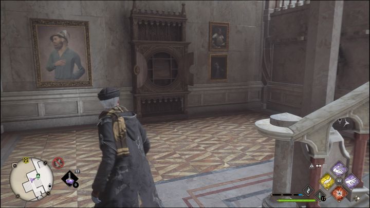 The path of the Key will lead down the stairs - Hogwarts Legacy: All Daedalian Keys - Hogwarts Legacy: Hogwarts collectibles - Hogwarts Legacy Guide