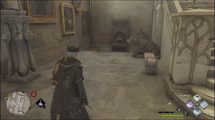 Go down the stairs and turn right - Hogwarts Legacy: All Daedalian Keys - Hogwarts Legacy: Hogwarts collectibles - Hogwarts Legacy Guide