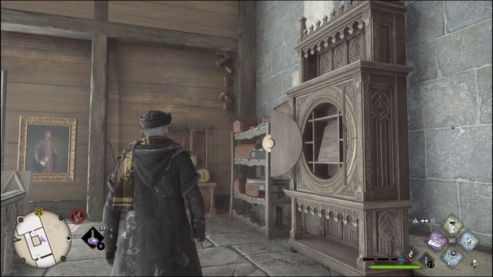 You'll find the Key right beyond the door, near the railing - Hogwarts Legacy: All Daedalian Keys - Hogwarts Legacy: Hogwarts collectibles - Hogwarts Legacy Guide