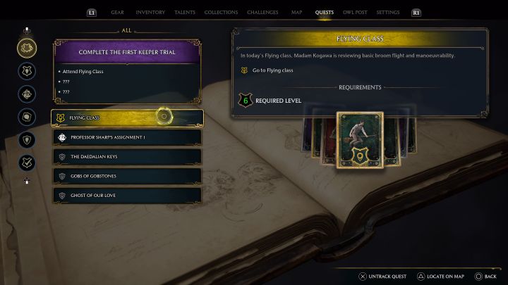 1 - Hogwarts Legacy: How to unlock flying on a broom? - Hogwarts Legacy: Combat and exploration - Hogwarts Legacy Guide