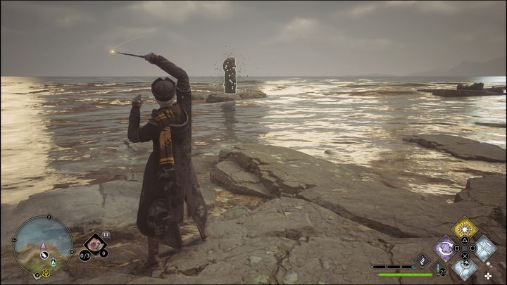 This time, Reparo will be required to complete the trial - Hogwarts Legacy: Clagmar Coast - all Merlin Trials - Hogwarts Legacy: Merlins Trials - Hogwarts Legacy Guide