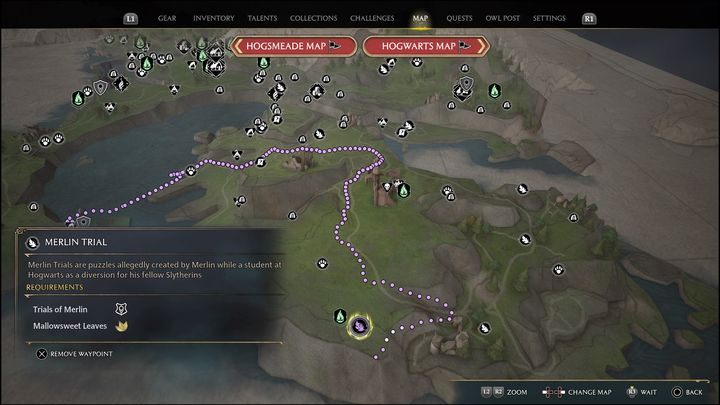 Interactive map link: Merlin Trial - Clagmar Coast #5 - Hogwarts Legacy: Clagmar Coast - all Merlin Trials - Hogwarts Legacy: Merlins Trials - Hogwarts Legacy Guide