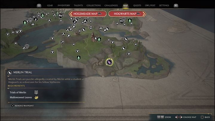 Interactive map link: Merlin Trial - Clagmar Coast #4 - Hogwarts Legacy: Clagmar Coast - all Merlin Trials - Hogwarts Legacy: Merlins Trials - Hogwarts Legacy Guide