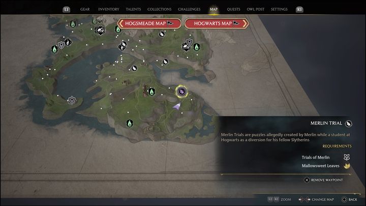 Interactive map link: Merlin Trial - Clagmar Coast #2 - Hogwarts Legacy: Clagmar Coast - all Merlin Trials - Hogwarts Legacy: Merlins Trials - Hogwarts Legacy Guide