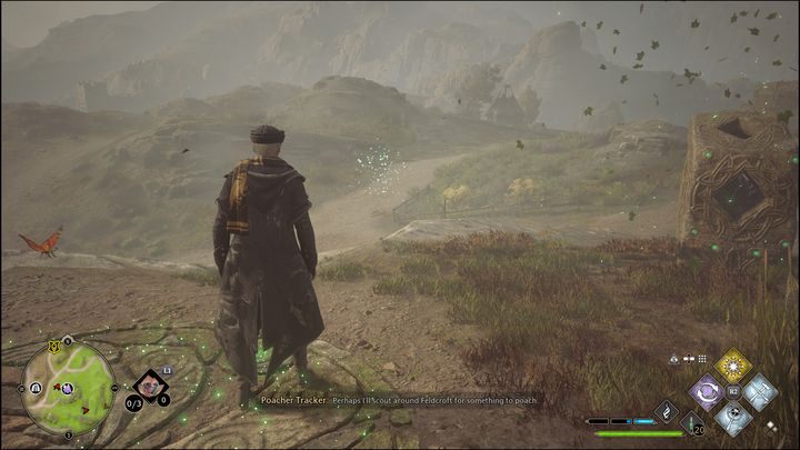 The task is to lead the butterflies to the shrines using the Lumos spell - Hogwarts Legacy: Clagmar Coast - all Merlin Trials - Hogwarts Legacy: Merlins Trials - Hogwarts Legacy Guide