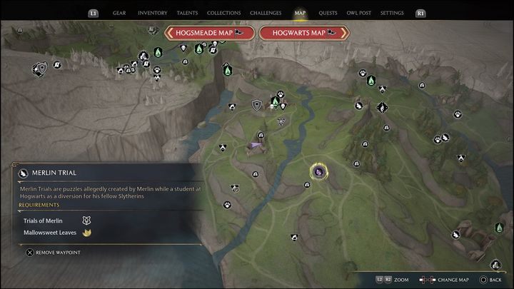 Map link: Merlin Trial - Poidsear Coast #7 - Hogwarts Legacy: Poidsear Coast - all Merlin Trials - Hogwarts Legacy: Merlins Trials - Hogwarts Legacy Guide