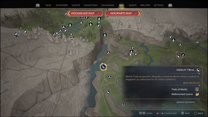 Link to the map: Merlin Trial - Poidsear Coast #4 - Hogwarts Legacy: Poidsear Coast - all Merlin Trials - Hogwarts Legacy: Merlins Trials - Hogwarts Legacy Guide