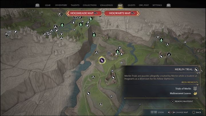 Link to the map: Merlin Trial - Poidsear Coast #3 - Hogwarts Legacy: Poidsear Coast - all Merlin Trials - Hogwarts Legacy: Merlins Trials - Hogwarts Legacy Guide