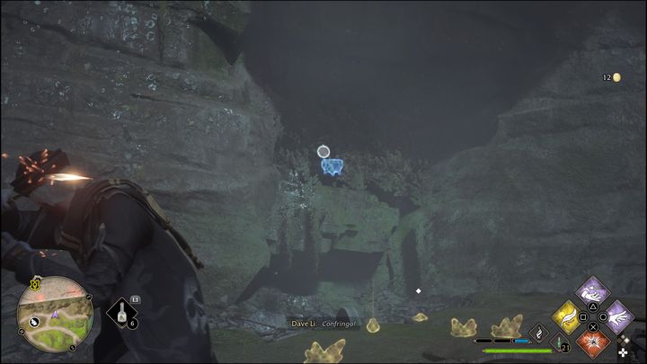 One of them is behind the branches and leaves , so first get rid of the obstacle with a fire spell - Hogwarts Legacy: Poidsear Coast - all Merlin Trials - Hogwarts Legacy: Merlins Trials - Hogwarts Legacy Guide