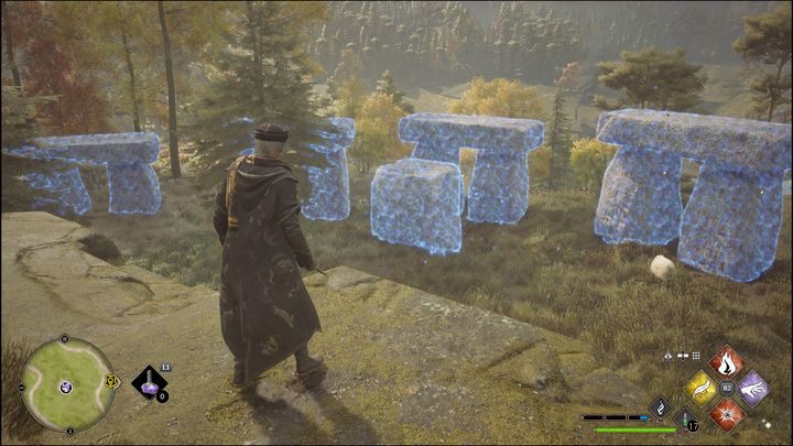 After activating the trial, your task will be to land on each of the platforms - Hogwarts Legacy: Hogwarts Valley - all Merlin Trials - Hogwarts Legacy: Merlins Trials - Hogwarts Legacy Guide