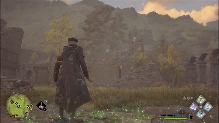 They are quite far away from each other, so it's worth using Revelio to locate them easier - Hogwarts Legacy: Hogwarts Valley - all Merlin Trials - Hogwarts Legacy: Merlins Trials - Hogwarts Legacy Guide