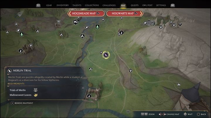 Map Link: Merlin Trial #11 (Hogwarts Valley) - Hogwarts Legacy: Hogwarts Valley - all Merlin Trials - Hogwarts Legacy: Merlins Trials - Hogwarts Legacy Guide