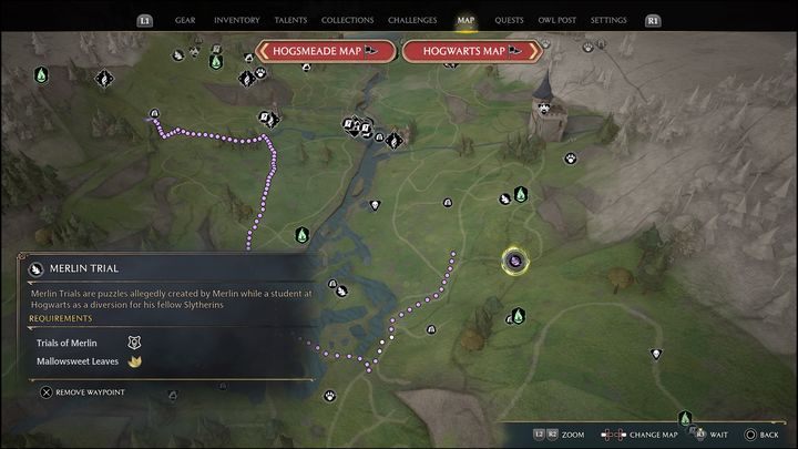 Map Link: Merlin Trial #10 (Hogwarts Valley) - Hogwarts Legacy: Hogwarts Valley - all Merlin Trials - Hogwarts Legacy: Merlins Trials - Hogwarts Legacy Guide
