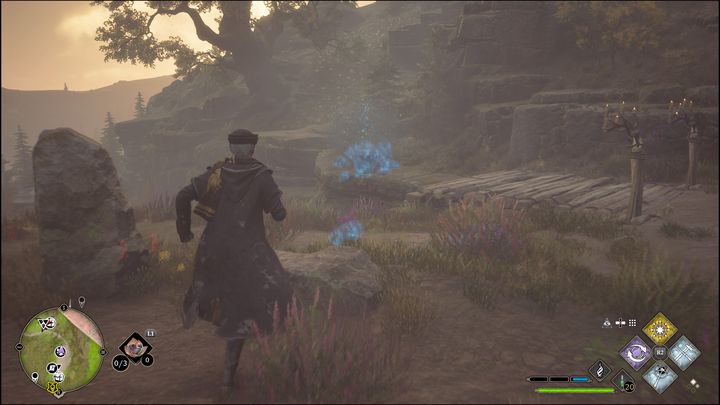 The task is to repair all the broken statues with the Reparo spell - Hogwarts Legacy: Hogwarts Valley - all Merlin Trials - Hogwarts Legacy: Merlins Trials - Hogwarts Legacy Guide