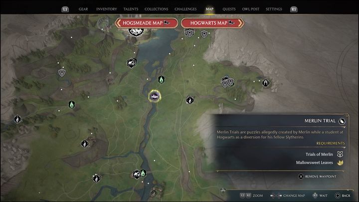 Link to the map: Merlin Trial - Hogwarts Valley #4 - Hogwarts Legacy: Hogwarts Valley - all Merlin Trials - Hogwarts Legacy: Merlins Trials - Hogwarts Legacy Guide