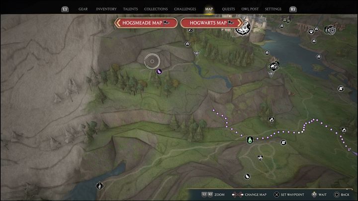 Link to the map: Merlin Trial - Hogwarts Valley #1 - Hogwarts Legacy: Hogwarts Valley - all Merlin Trials - Hogwarts Legacy: Merlins Trials - Hogwarts Legacy Guide