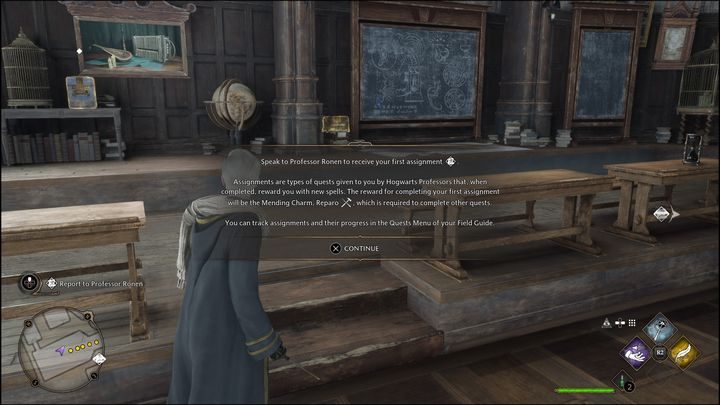 Once you get to Hogwarts, you'll be receiving a lot of main quests, side quests and assignments - Hogwarts Legacy: How to learn new spells? - Hogwarts Legacy: Main character - Hogwarts Legacy Guide