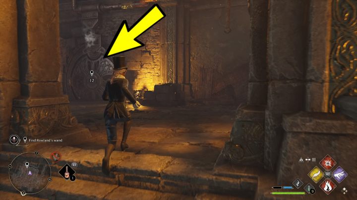 Go back to the previous room and set fire to the wooden logs under the stove using the appropriate spell, e - Hogwarts Legacy: The Tale of Rowland Oakes - Hogwarts Legacy: Hogwarts side quests - Hogwarts Legacy Guide